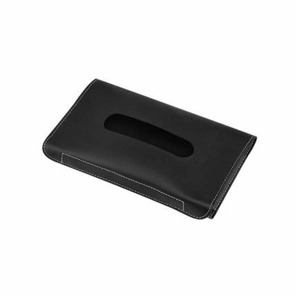 Car Interior Sun Visor Tissue Box Paper Towel Case Strap Napkin Holder