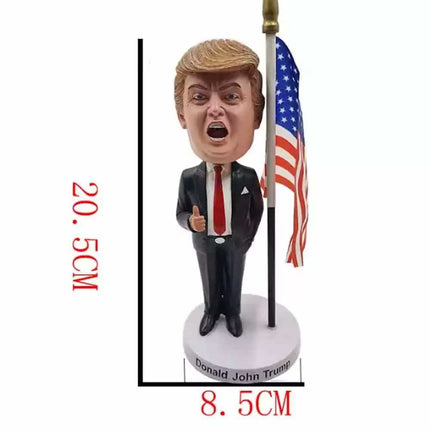 Donald Trump "Keep Fighting" Bobblehead Trumpinator Fight MAGA Patriot Figure