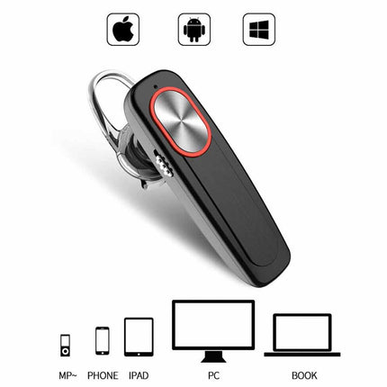 Wireless Bluetooth Headset Mobile Phone Hands Free Earpiece for Samsung iPhone