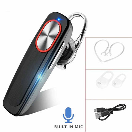 Wireless Bluetooth Headset Mobile Phone Hands Free Earpiece for Samsung iPhone