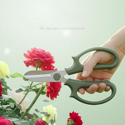 Stainless Steel Floral Pruning Shears, Garden Scissors for Potted Plants & Flowers