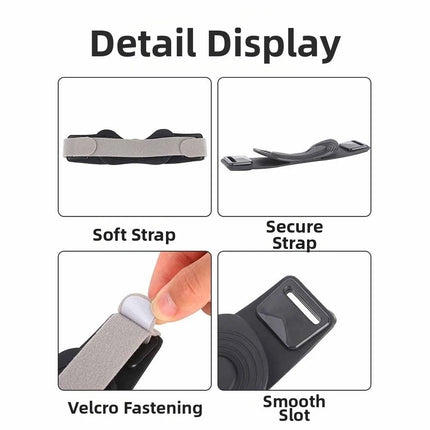 1 Pair Elastic Knee Support Straps – Silicone Patella Tendon Band for Sports