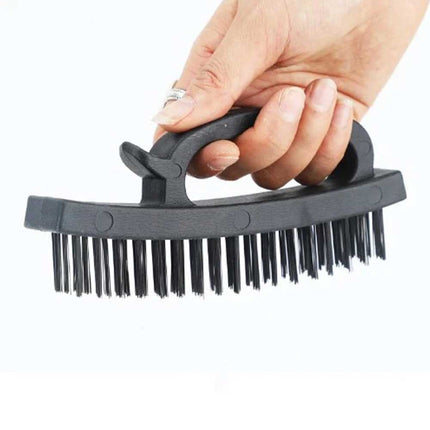 1 Piece D-Handle Hand Wire Brush – For BBQ, Rust, Metal & Paint Cleaning/Removal