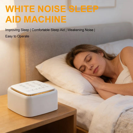 White Noise Machine with 30 Nature Sounds & Timer, Deep Sleep Sound Therapy Aid Device