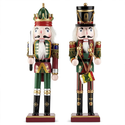 Traditional Wooden Christmas Nutcracker Figurine – Festive Xmas Decor