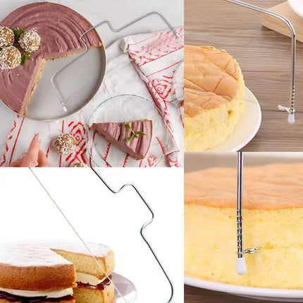 Adjustable 304 Stainless Steel Slicer for Bread, Toast & Cakes