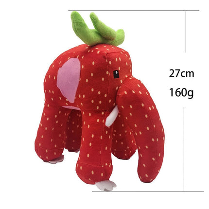 Strawberry Elephant Cute Plush Toy – Ultra-Soft Stuffed Doll, Sweet Gift for Daily Companion
