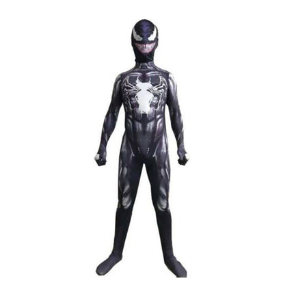 Kids Venom Costume Jumpsuit Boy Spiderman Superhero Cosplay Party Birthday Gift
