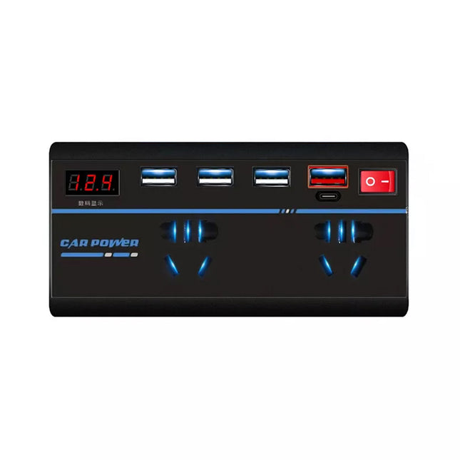 200W Car Power Inverter 12V to 240V AC Converter W/ 4USB Phone Charger Vehicle