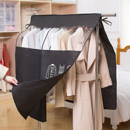 Clear Clothes Rail Cover Hanging Garment Coat Hanger Rack Storage Protector