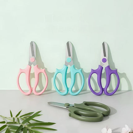 Stainless Steel Floral Pruning Shears, Garden Scissors for Potted Plants & Flowers