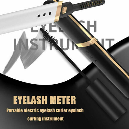 Electric Heated Eyelash Curler Battery Power Long Lasting Beauty Makeup Tool