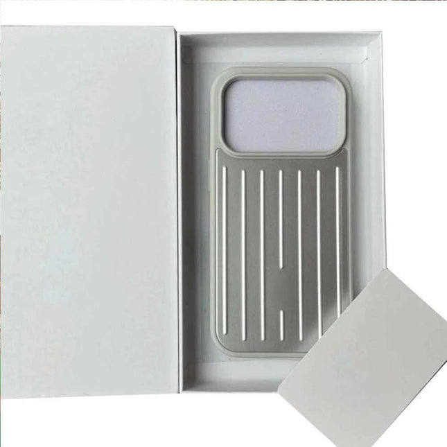 2026 New Silver Aluminum Phone Case - Slim Protective Cover for iPhone 17 Pro