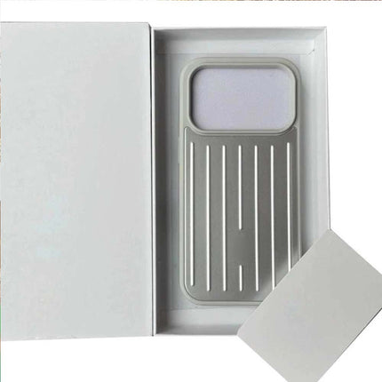 2026 New Silver Aluminum Phone Case - Slim Protective Cover for iPhone 16 Pro Max