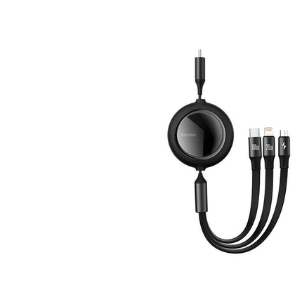 66W 3 in 1 USB C Cable for iPhone 14 13  Micro Type C super Fast Charge