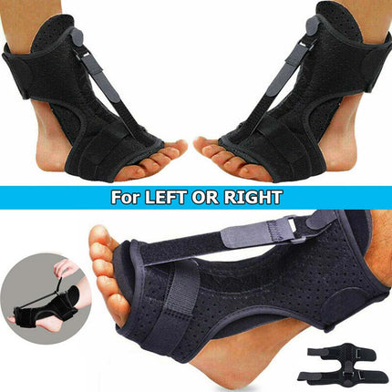 1X Foot Drop Support Ankle Brace Plantar Fasciitis Correction Orthosis Ankle