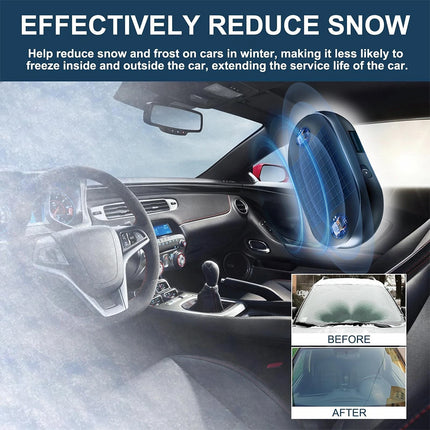 2PCS Electromagnetic Car Deicer, Molecular Anti-Snow Removal Tool, Winter Snow Removal Accessory