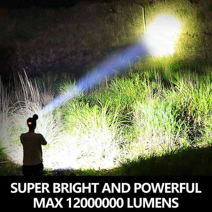 Super Bright LED Headlamp USB Rechargeable Headlight Head Torch Lamp Flashlight