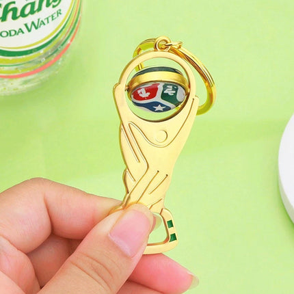 2PCS Mini 2026 FIFA World Cup Keychain Football Pendant Bottle Opener for Football Fans
