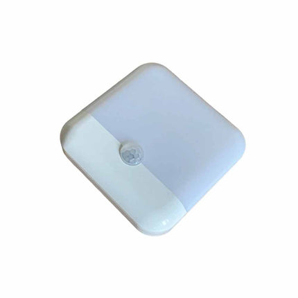 USB Rechargeable Magnetic PIR Motion Sensor Night Light, Dual Color LED Lamp for Bathroom Closet Stairs