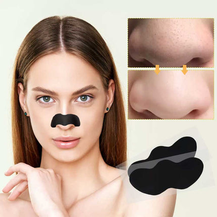 50PCS Nose Pore Strips Blackhead Removal Unclog Pores Deep Cleansing Head