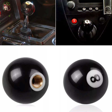 Car Manual 8 pool Ball Gear Knob Shift Stick Universal With Brass Inserts