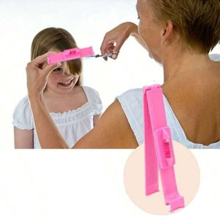 Professional Bangs Hair Trimming Tool, DIY Hair Cutting Clip & Comb Set, Fringe Hairstyle Shaping & Styling Accessory Kit