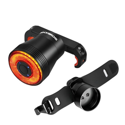 400mAh Bike LED Waterproof Smart Tail Flashlight Auto Brake Sensing Rear Light