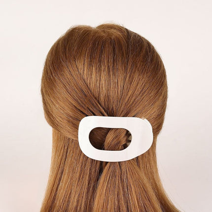 Set Flat Oval Hair Claw for thick Hair Clip For Women Girls Accessories