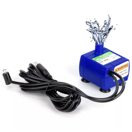 Mini Pets Drinking Fountain Pump DC USB LED For Cat Water Bowl Submersible Pump