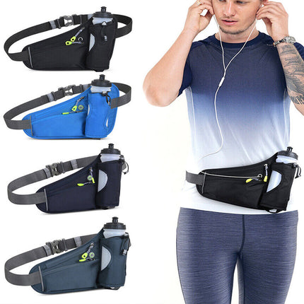 Sport Hydration Belt Bag Portable Breathable Outdoor Running Water Bottle Holder