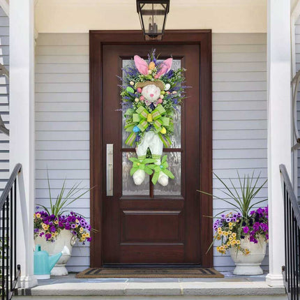 Easter Bunny Rabbit Wreath Decor Front door Party Decor Wedding Decor Spring