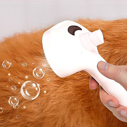 Pet Water Spray Grooming Brush, Anti‑Shedding Pin Comb for Dogs & Cats