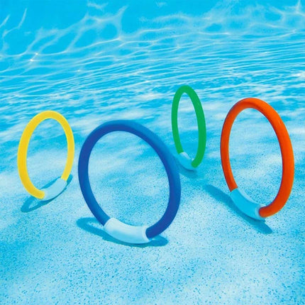 19pcs Kids Underwater Diving Toys Dive Ring and Seaweeds Swimming Pool Toy Game