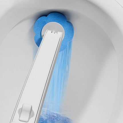 12PCS Disposable Toilet Brush Set - All-in-One Toilet Bowl Cleaning System with Refills