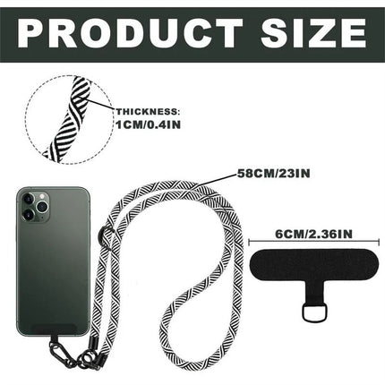 Adjustable Crossbody Phone Lanyard Hanging Phone Neck Strap Mobile Phone Strap