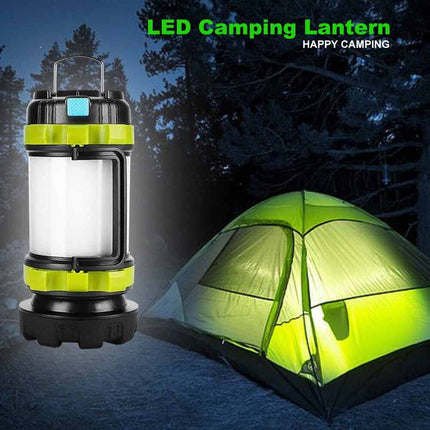 Rechargeable LED Camping Lantern, Outdoor Tent Light with Phone Charging Function for Camping Hiking