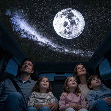 360° Rotate Galaxy Starry Sky Projection Lamp USB Atmosphere Light for Car & Home