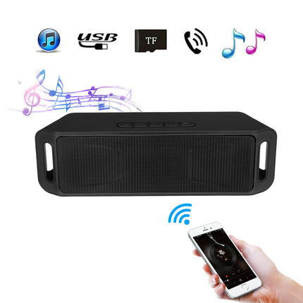 LOUD Wireless Bluetooth Speaker, Outdoor Stereo Bass Speaker with USB, TF Card & FM Radio