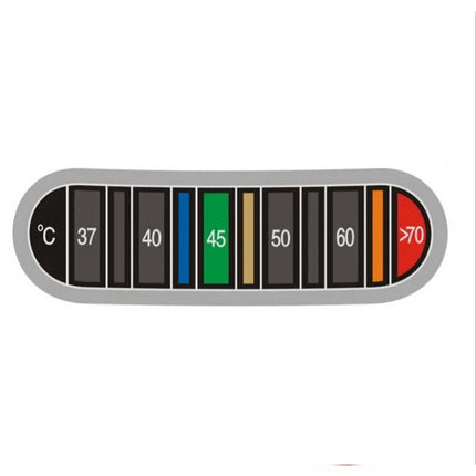 1x Coffee Temperature Strip Sticker, Milk Jug Thermometer Sticker for Cappuccino Latte Art