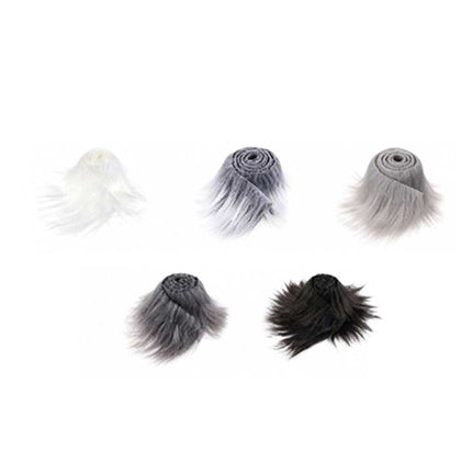 Therian Cat Mask DIY Paint Kit with Wool Strips, Faux Fur Mask for Adult Halloween Cosplay Party