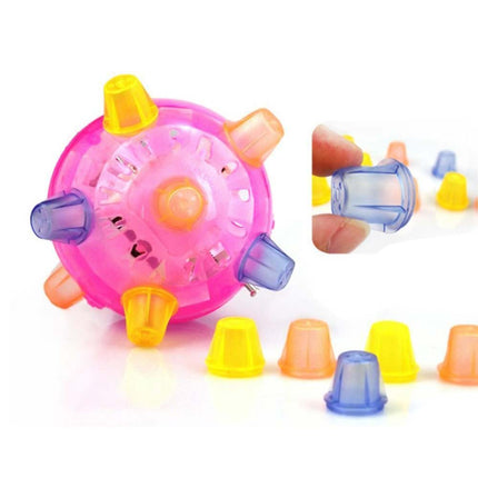 Interactive Toy Jumping Activation Bal Dog Kids Toys LED Flashing Ball Pet toys