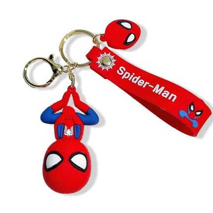 Cartoon Character Keychain Keyring Set, Bag Charm Clip, Novelty Party Stocking Filler Gift