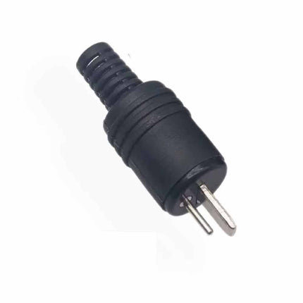 2 Pin DIN Hi-Fi Speaker Plug & Jack Set, Solder-Free 6.4mm Cable Hole Male Female Audio Connector