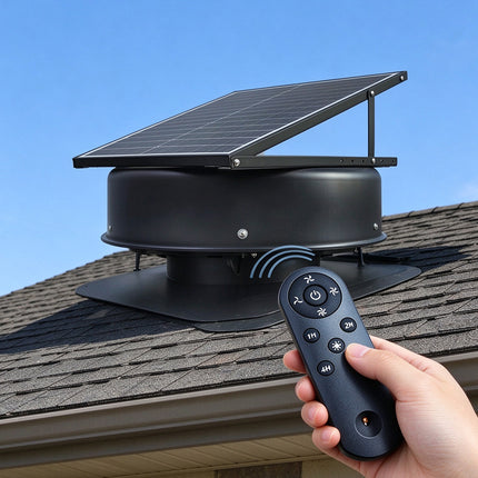 SolarKing Solar Roof Ventilation Fan V3 Wireless (LATEST MODEL) - Free Shipping