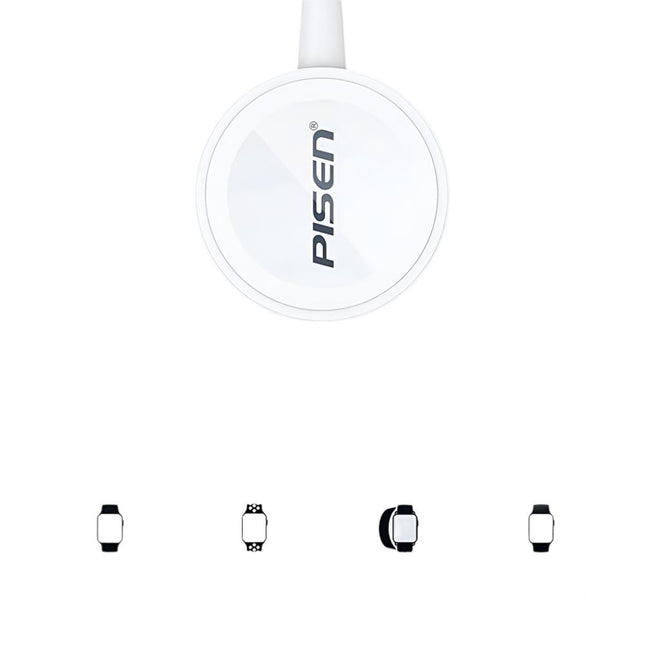 PISEN 2 in 1 charging cable 1.5M apple watch 1,2,3,4,5,6 iphone 11,12,13 14