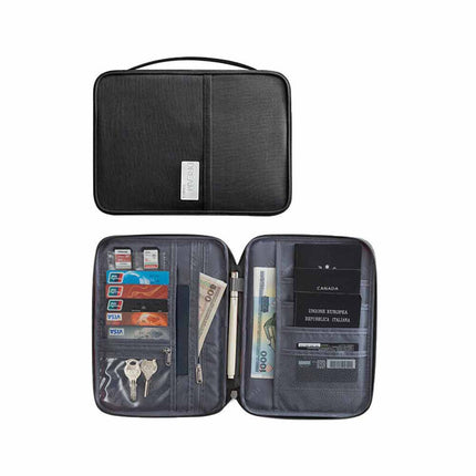 Waterproof Passport Holder Travel Document Wallet RFID Bag Family Case Organizer