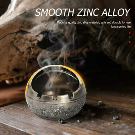 Cigarette smoking for ashtray holder with decorative lid ashtray 8CM