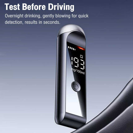 Digital Breath Breathalyzer Test Alcohol Tester Analyzer Detector Rechargeable