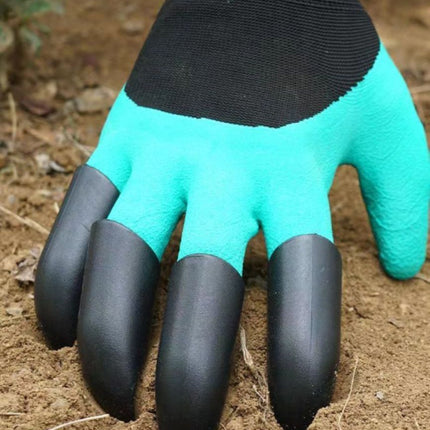 Anti-Slip Waterproof Gardening Gloves with Claws, Wear Resistant for Digging & Planting